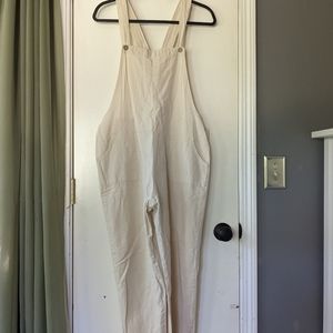 Little Cottonwood linen overalls